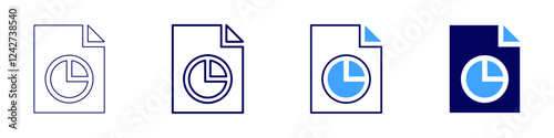 Workforce planning icon in 4 different styles. Thin Line, Line, Bold, and Bold Line. Duotone style. Editable stroke