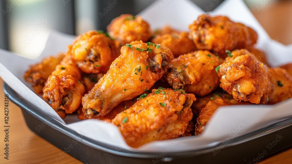 Honey lemon pepper wings served hot on a platter, garnished with fresh herbs, perfect for gatherings and celebrations during game day or casual dining occasions Honey lemon pepper wings served hot on a platter, garnished with fresh herbs, perfect for gatherings and celebrations during game day or casual dining occasions