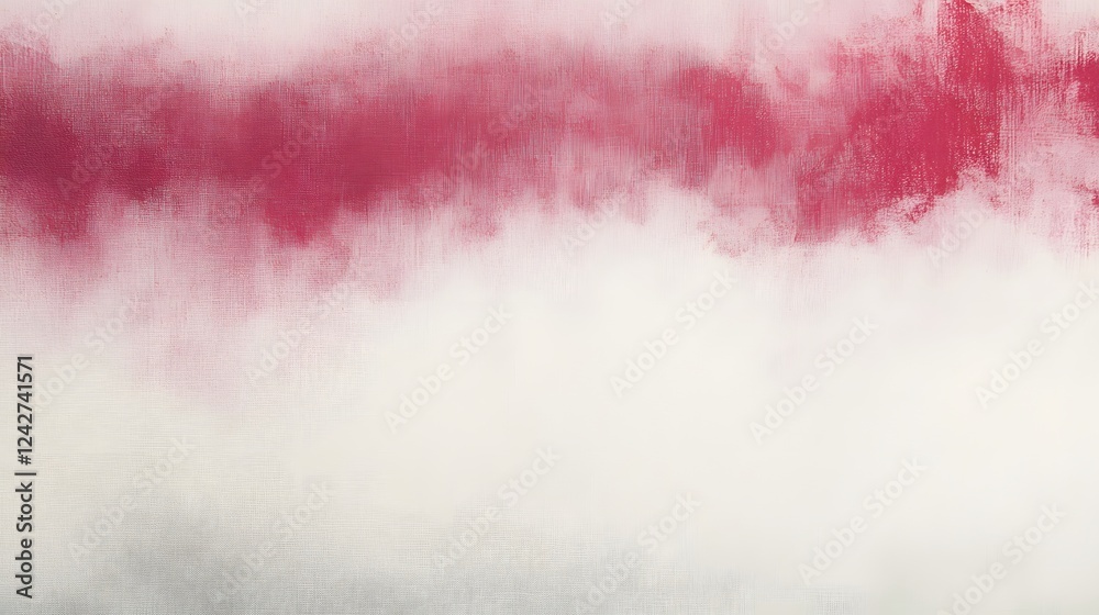 Abstract Watercolor Painting in Soft Pink and Red Hues with Splattered and Blotted Textures Abstract Watercolor Painting in Soft Pink and Red Hues with Splattered and Blotted Textures