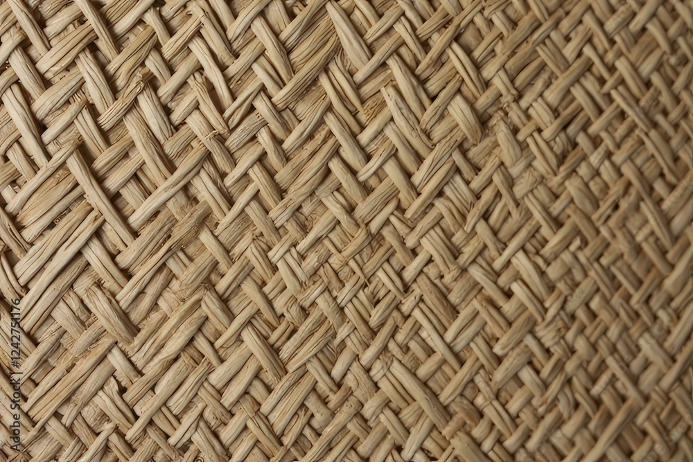 Cozy Handcrafted Woven Rattan Texture with Natural Fibers Cozy Handcrafted Woven Rattan Texture with Natural Fibers