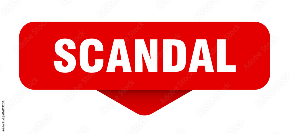 scandal sticker. scandal sign on transparent background scandal sticker. scandal sign on transparent background