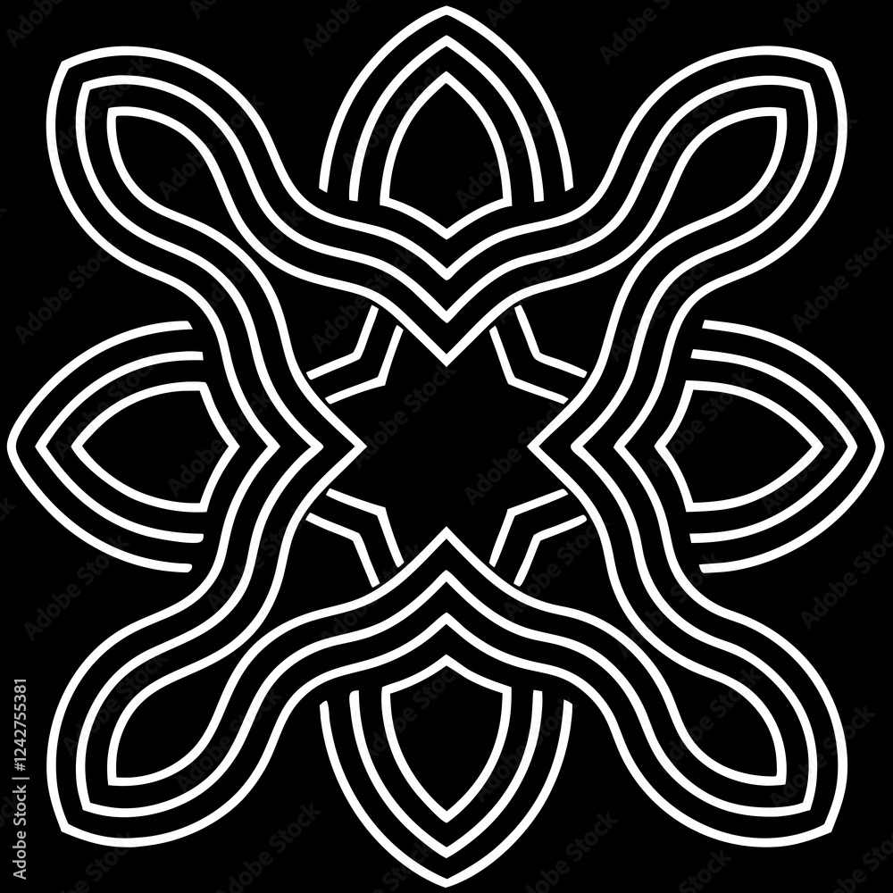 Fototapeta premium Electric Currents Vibrant Neon Patterns in Motion