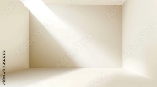 Wallpaper Mural Sunlit empty room, interior design Torontodigital.ca