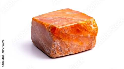 Wallpaper Mural Orange Himalayan Salt Block for Cooking and Decorative Uses Torontodigital.ca