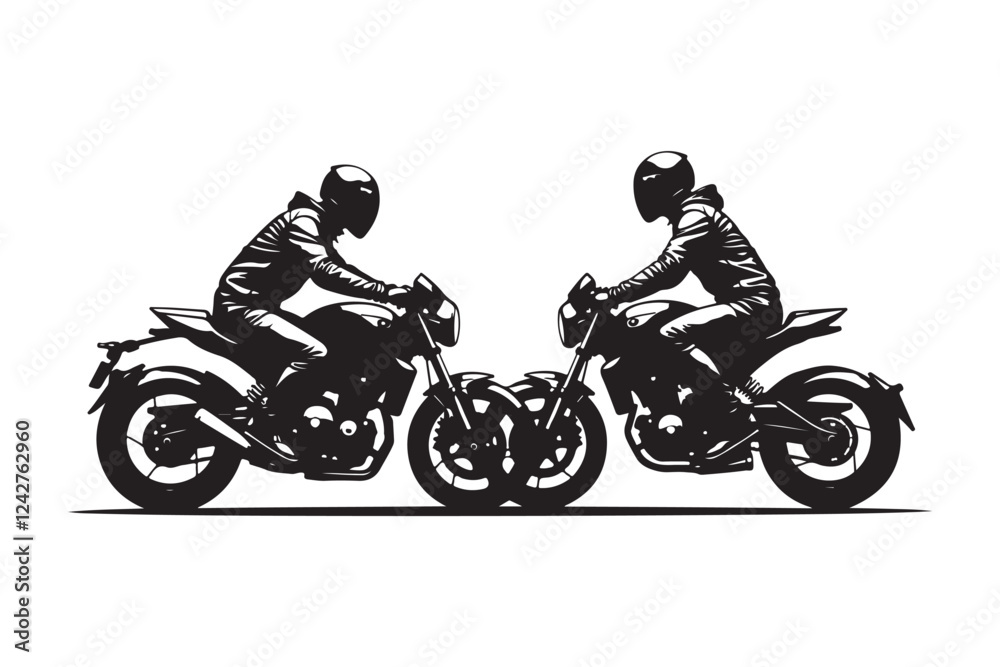 Motorcycle silhouette on a white background, Black clean artwork on white background, motorcycle, bike, motorbike, motor, speed, wheel, biker, sport, engine, transport, transportation, isolated, ride Motorcycle silhouette on a white background, Black clean artwork on white background, motorcycle, bike, motorbike, motor, speed, wheel, biker, sport, engine, transport, transportation, isolated, ride