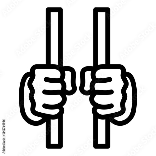 prison Line Icon