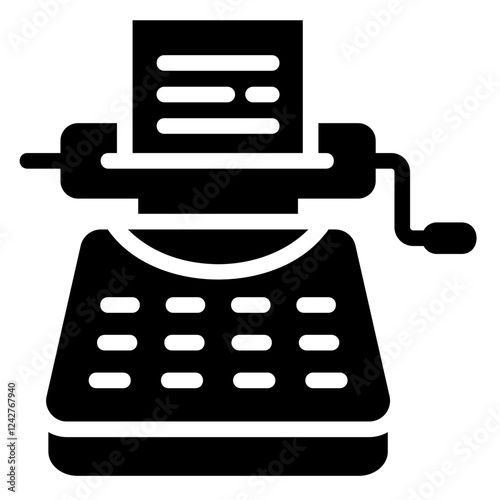 stenographer Solid icon