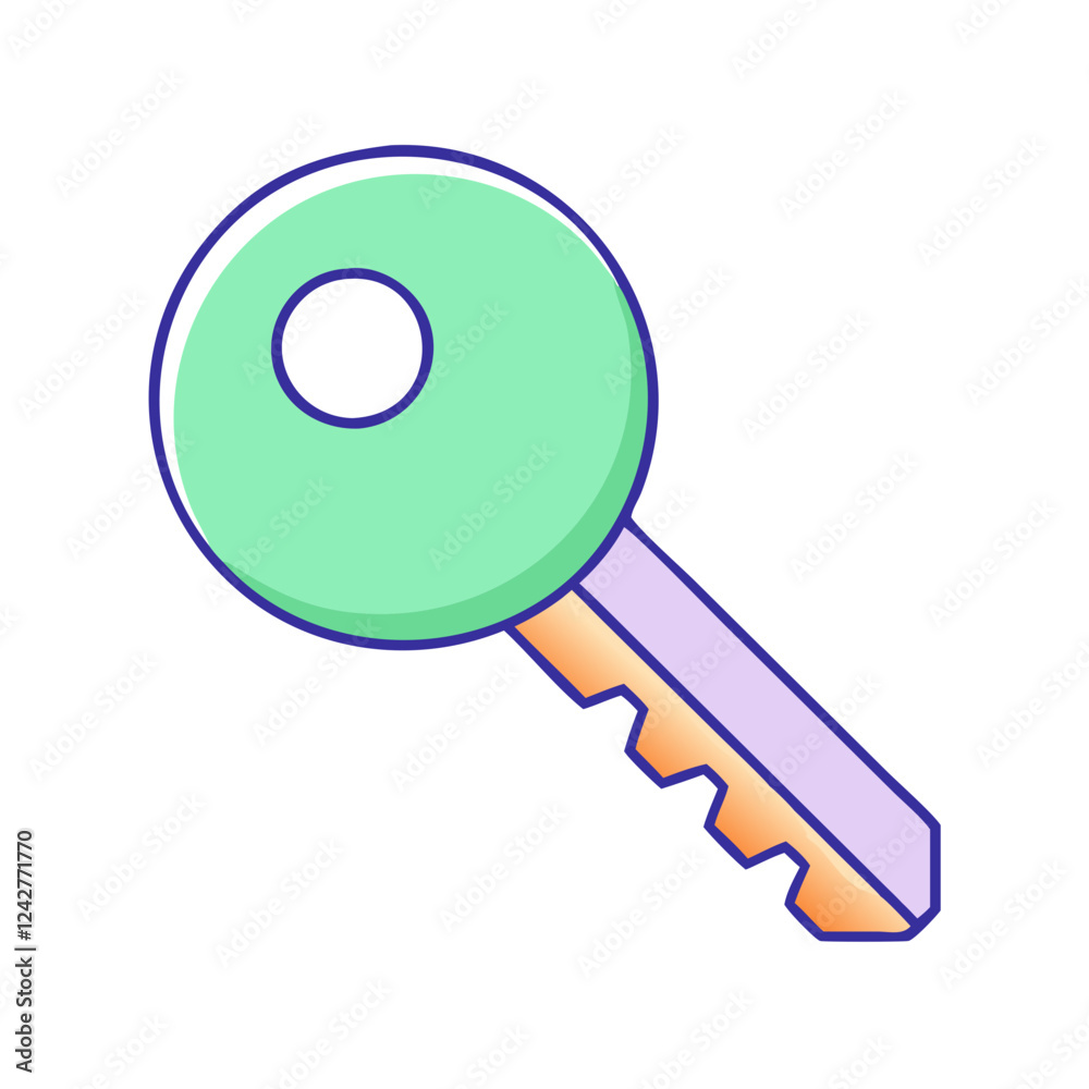 key icon, key vector illustration-simple illustration of key, perfect for key logos and icons key icon, key vector illustration-simple illustration of key, perfect for key logos and icons