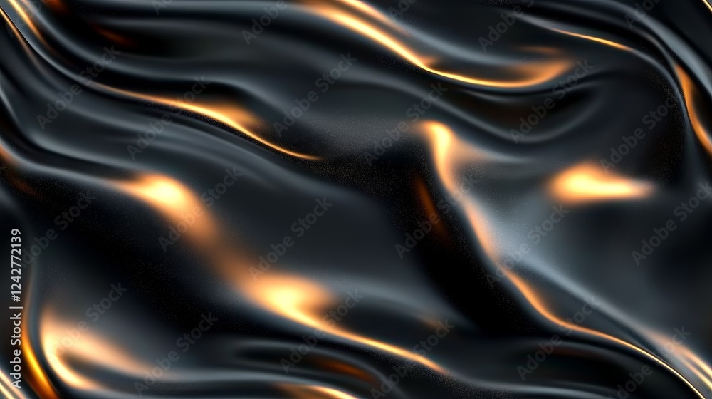 Obraz premium A smooth and flat metal surface with a shiny and reflective appearance. The surface appears smooth and modern, creating a clean and minimalist effect. Very suitable for use as a background