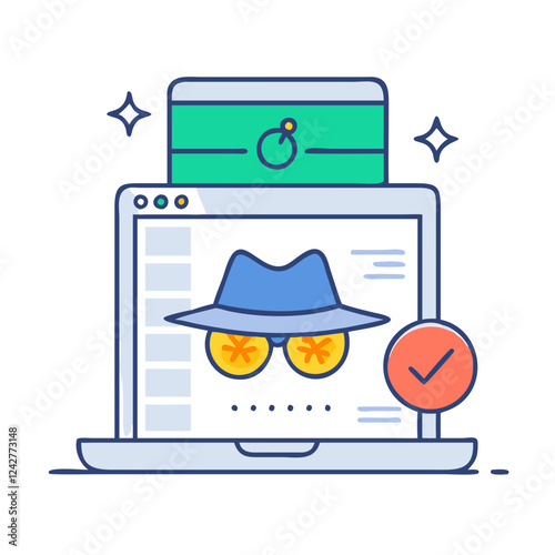 spyware icon, spyware vector illustration-simple illustration of spyware, perfect for spyware logos and icons