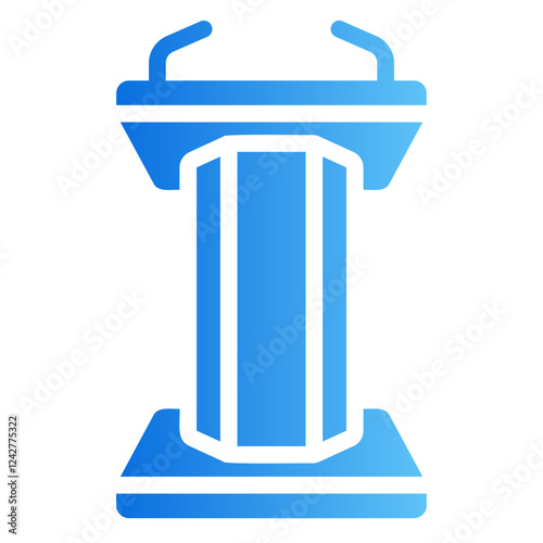 witness stand Gradient icon