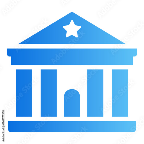 courthouse Gradient icon