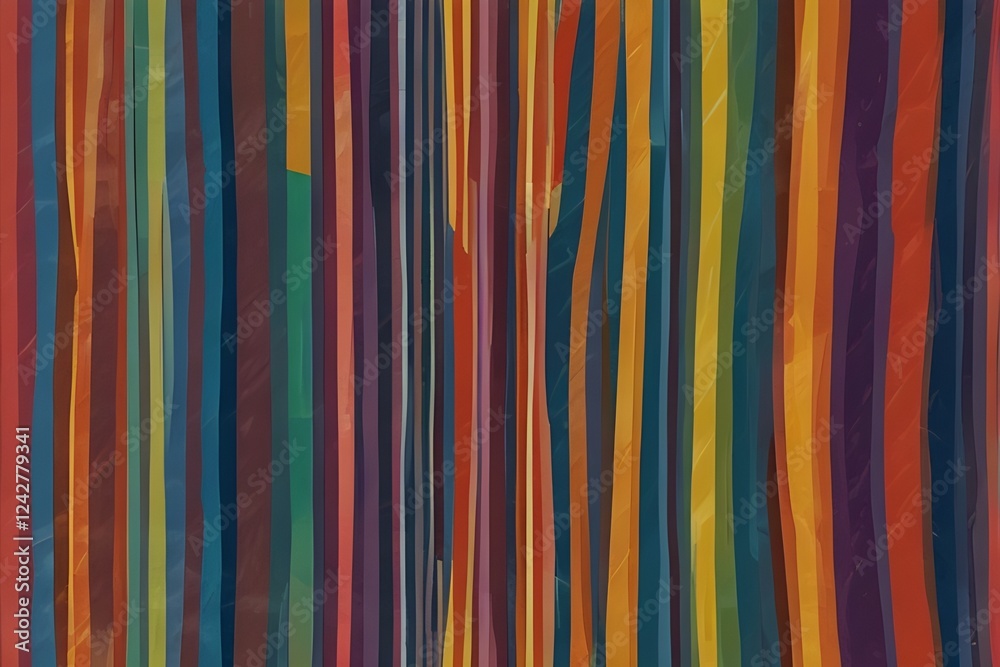 Multi colored transparent striped background Generative AI Multi colored transparent striped background Generative AI