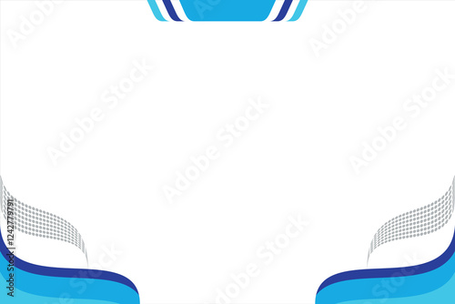 Designs Background white and blue Banner Vector