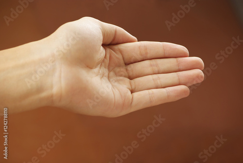 A begging hand
