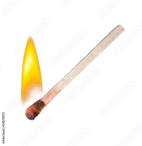 Burning match photo