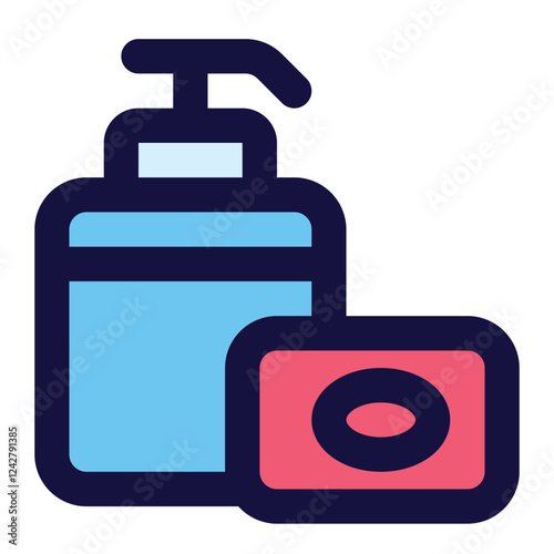 toiletries icon for illustration
