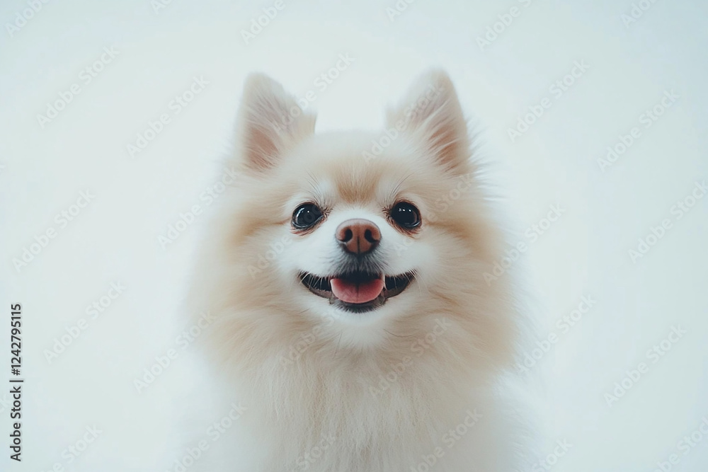 Fototapeta premium Cute dog photo, pet dog close-up
