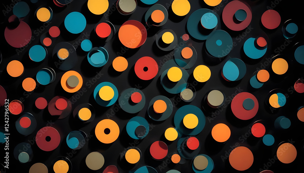 abstract background with circles