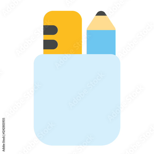 stationery icon for illustration