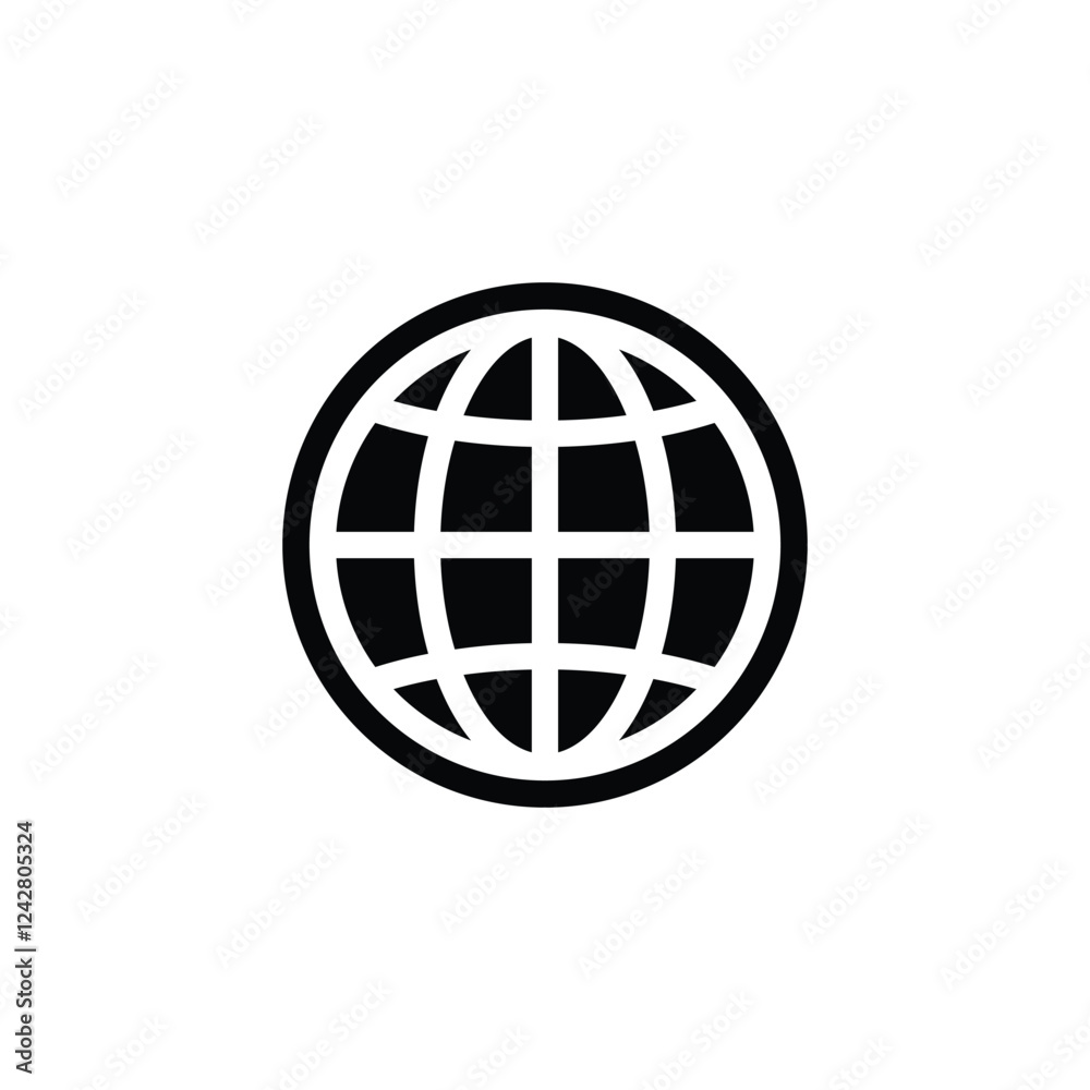 website internet globe earth logo icon website internet globe earth logo icon