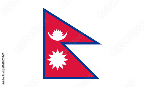 Flag of Nepal photo