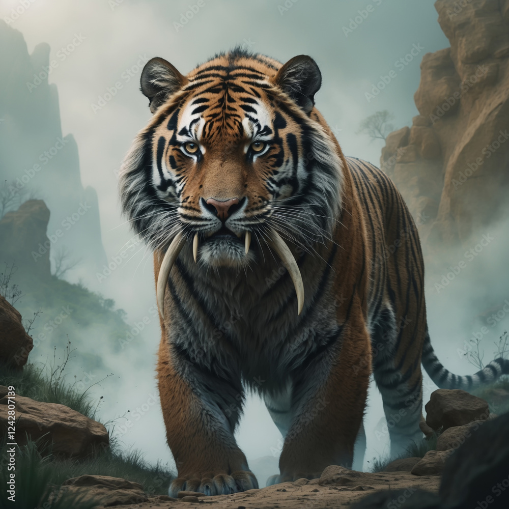 Fototapeta premium Prehistoric animals