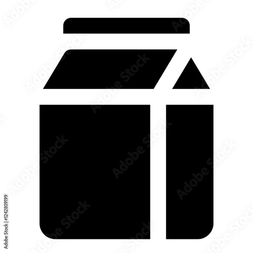 milk icon for illustration