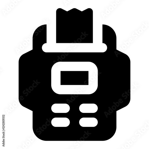 payment machine icon for illustration