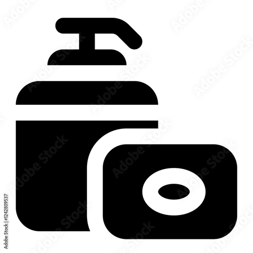 toiletries icon for illustration