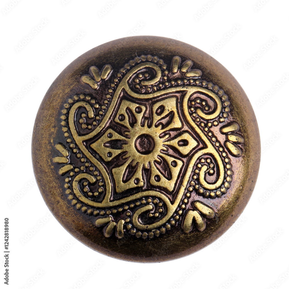 Fototapeta premium Vintage metal sewing buttons collection