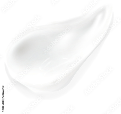 White Moisturizer Cream Smear