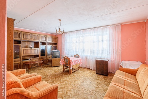 interior apartment room rare not modern simple design 70s 80s 90s