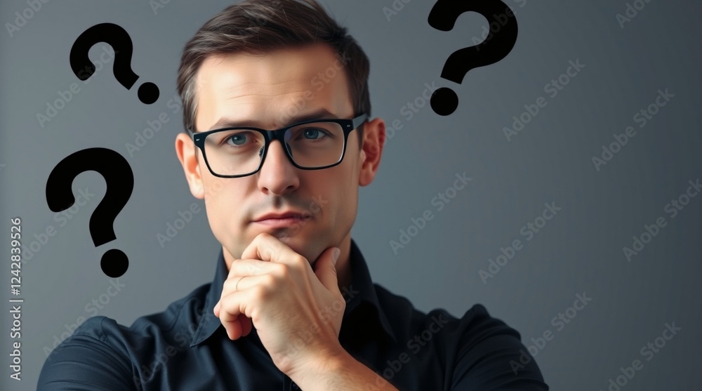 businessman with question mark businessman with question mark