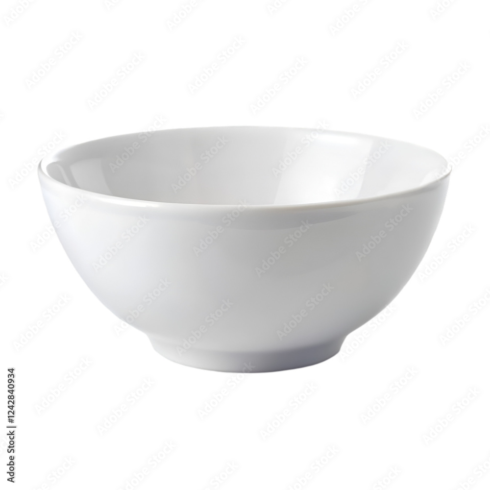 White bowl isolated on transparent background White bowl isolated on transparent background