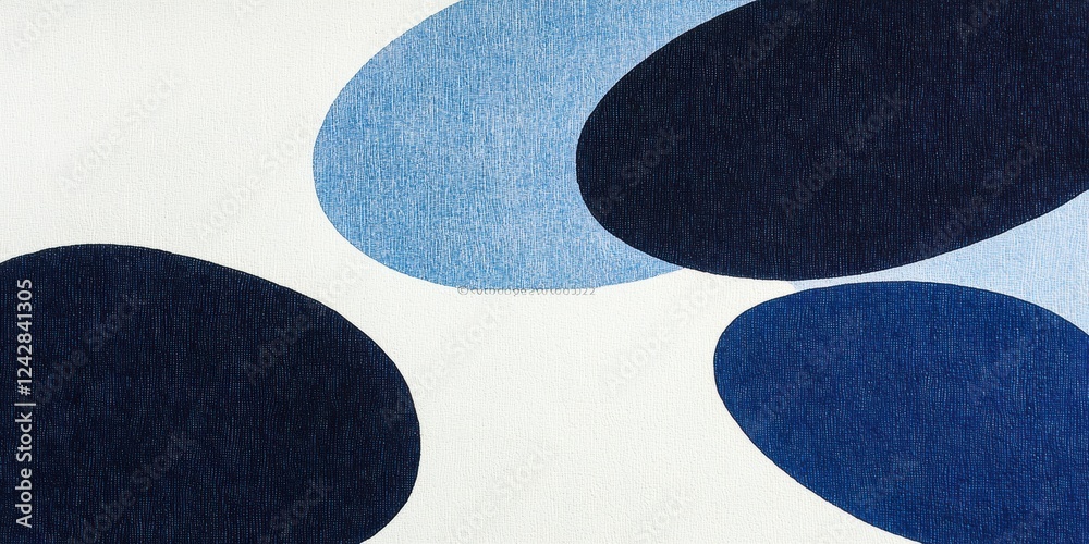 Abstract Blue Pattern Design Featuring Dots With Modern Aesthetic Elements On White Background Abstract Blue Pattern Design Featuring Dots With Modern Aesthetic Elements On White Background