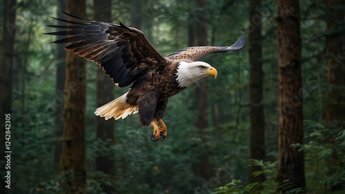 eagle in flight