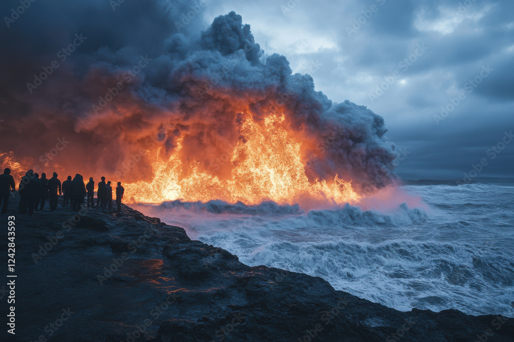 Fototapeta premium Climate Change Increases Frequency of Extreme Weather Events