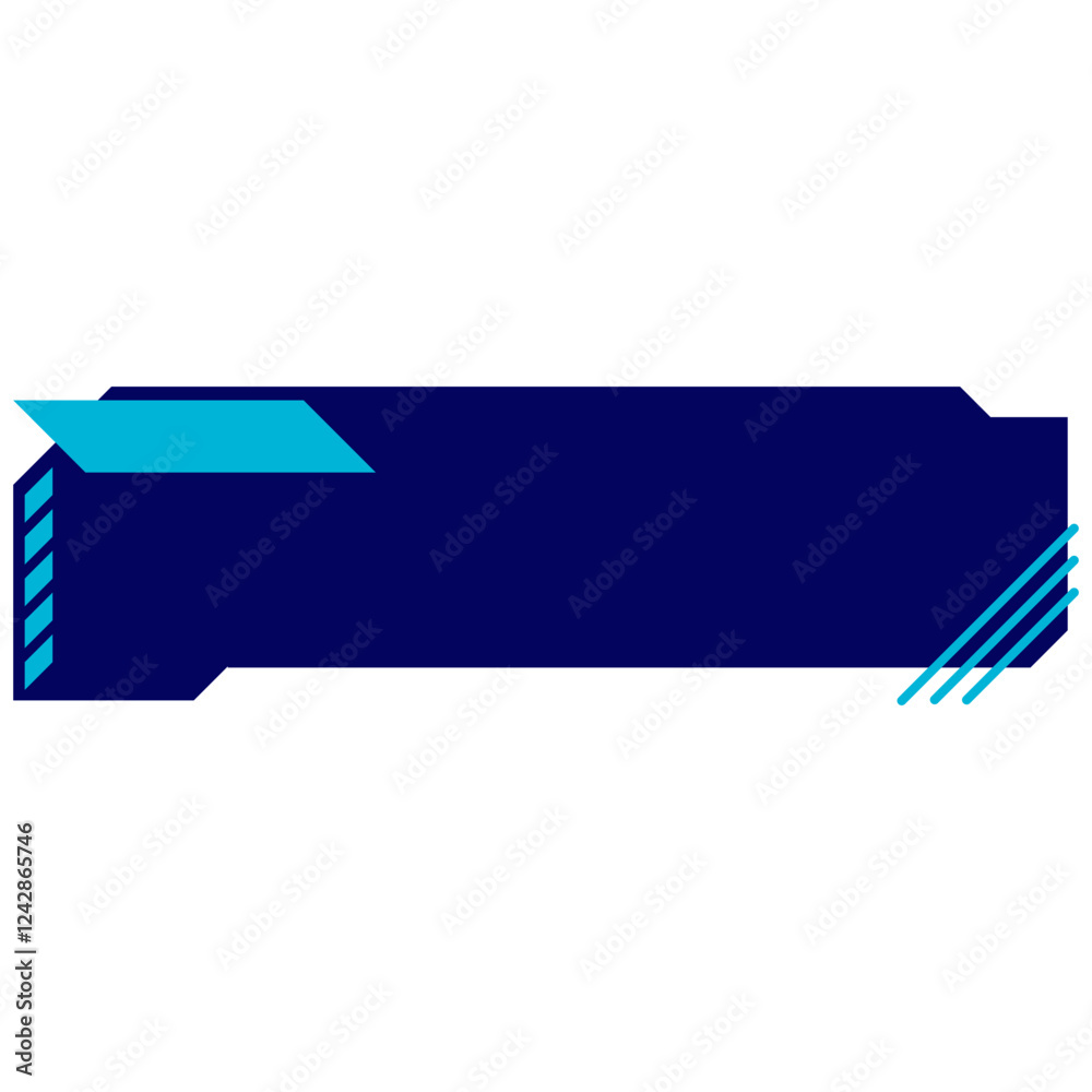 Futuristic Tech HUD Label Futuristic Tech HUD Label