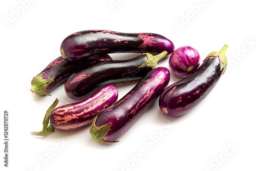 Wallpaper Mural Asian eggplant on white background Torontodigital.ca
