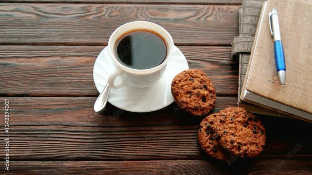 Coffee Break - Notepad and Pen along with coffee
Coffee Break - Notepad and Pen along with coffee