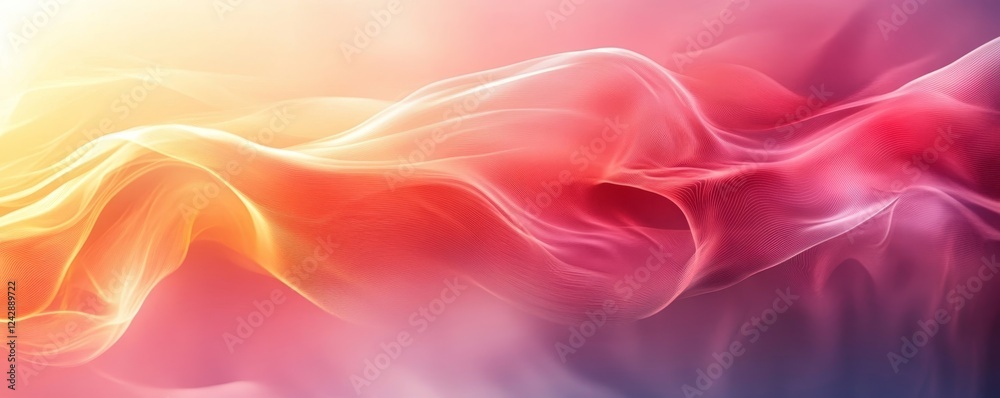 Obraz premium Abstract Modern Digital Background with Clean Lines, Generative AI