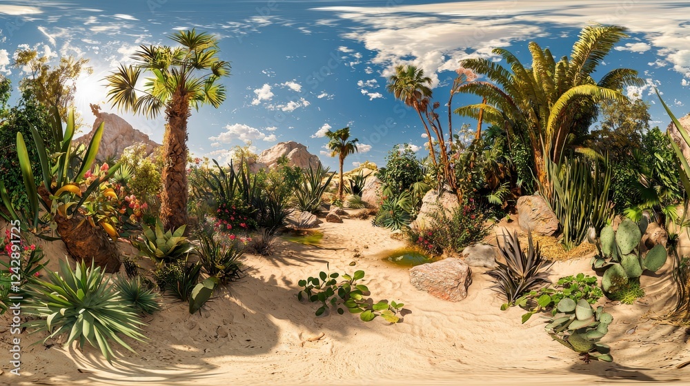360° VR Exploration of a Digital Desert Oasis 360° VR Exploration of a Digital Desert Oasis