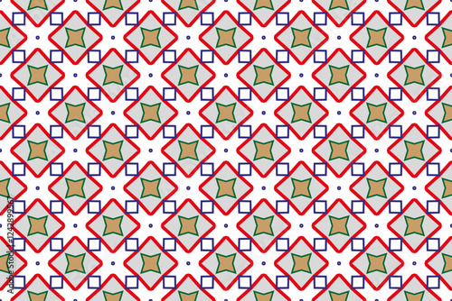 Complex geometric pattern, seamless texture, modern style, suitable for background.