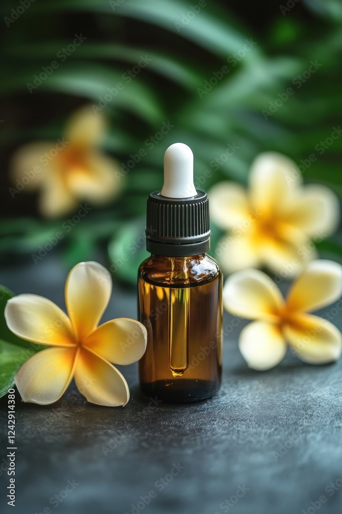 essential oil from tropical flowers. Selective focus essential oil from tropical flowers. Selective focus