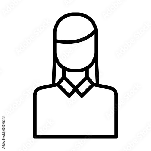 Sales woman icon