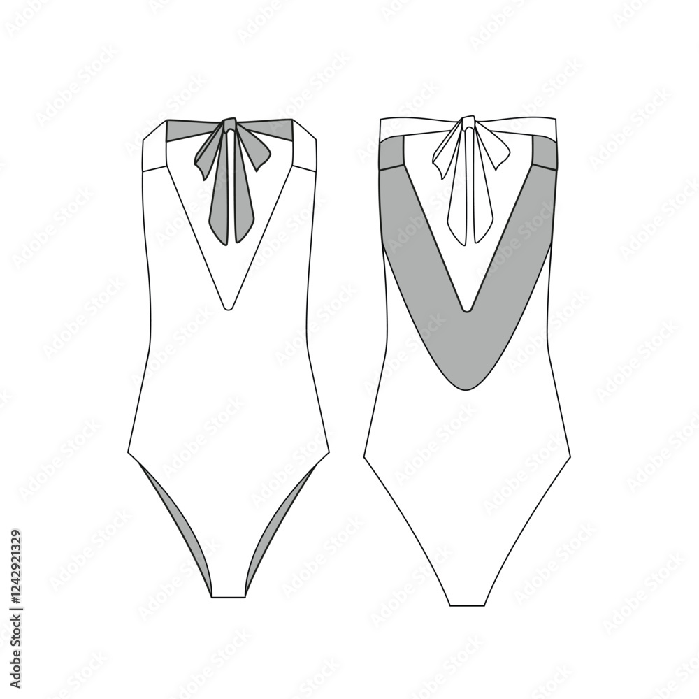woman swim suits body suits mockup template clothing vector design woman swim suits body suits mockup template clothing vector design