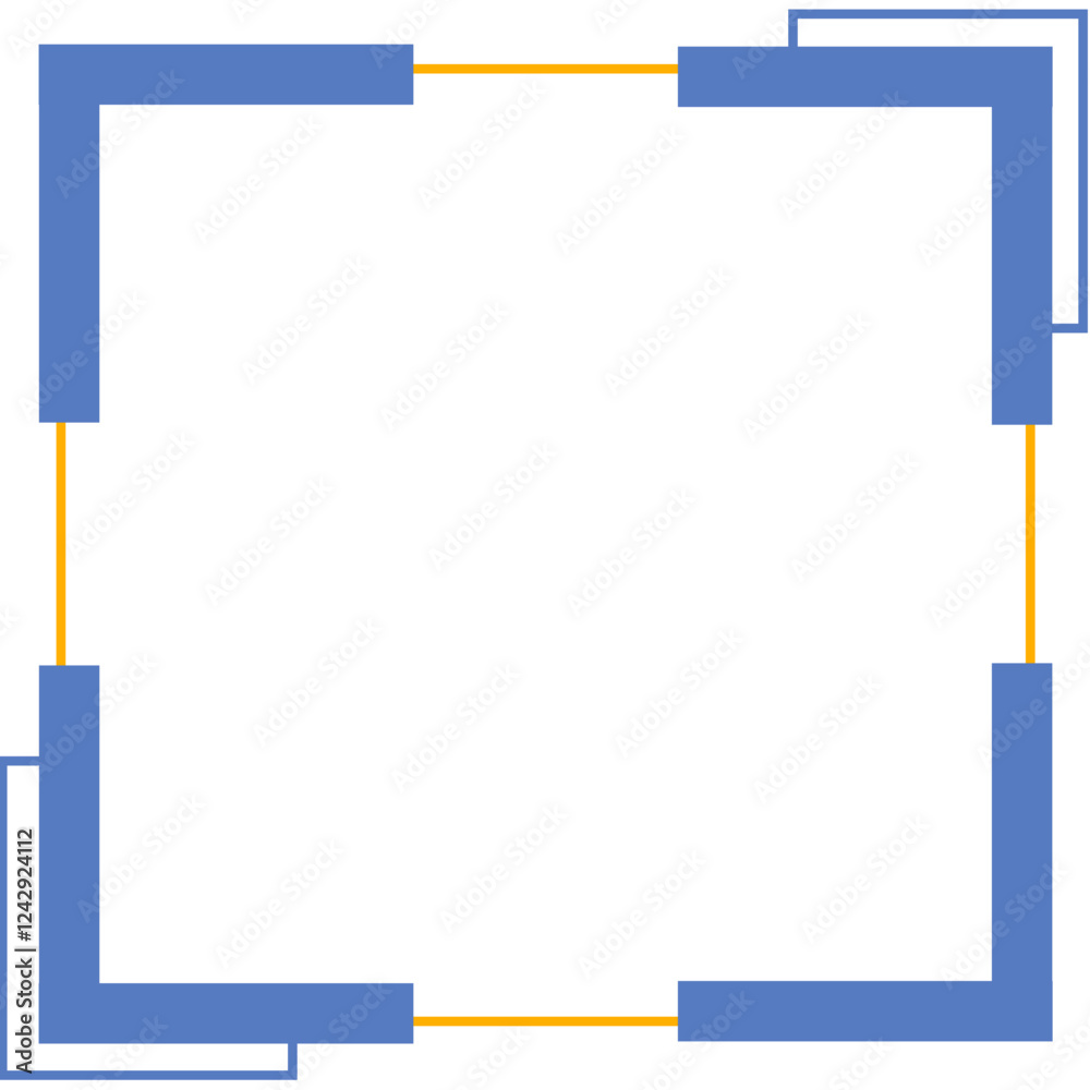 Square Futuristic Frame Square Futuristic Frame