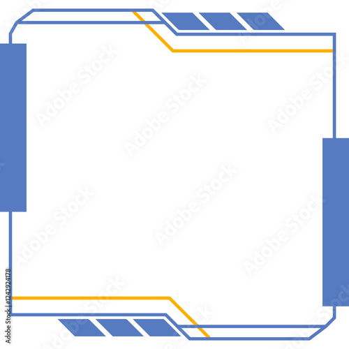 Square Futuristic Frame