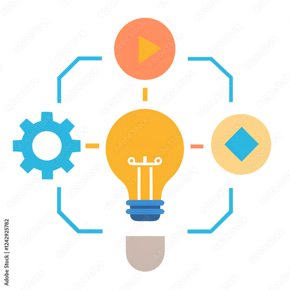 Innovation process infographic outlining key steps for success Innovation process infographic outlining key steps for success